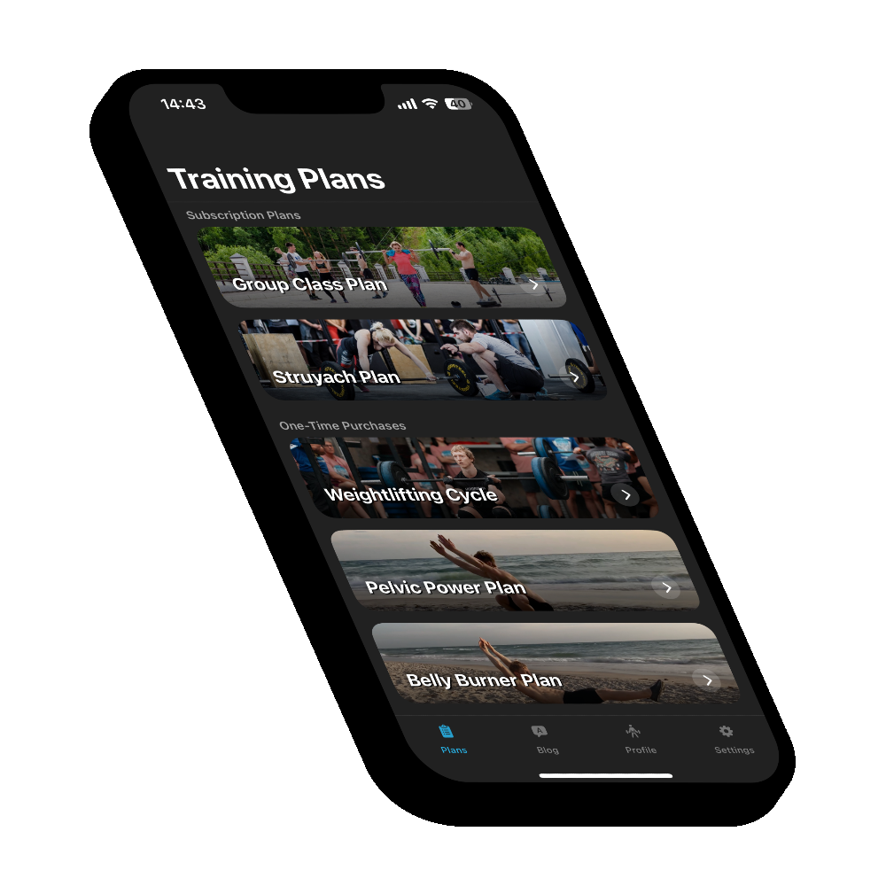 Training plans in Struyach Athlete